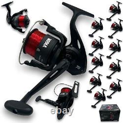 10 x WHOLESALE NEW LARGE LINEAEFFE SEA FISHING VIGOR SILK 70 BEACH PIER REELS