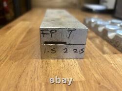 2x 6in1 CNC Lead Making Mould Carp Fishing Flat Pear 1.5oz-4oz