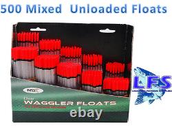 500 New UnLoaded Fishing Floats Wholesale Price Carp Coarse NGT Fishing Tackle