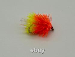 91 x Washing Line Setup Flies In Fly Box Fly Fishing Trout Fishing Flies