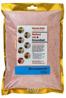 Blood worm method mix & groundbait for carp and coarse fishing