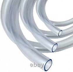 Clear Plastic PVC Hose Tube Pipe Food Grade Fish Car Aquariums Water 1.5 25mm
