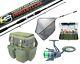 Complete Spinning Pike Fishing Kit With Seat Box & Rucksack & Large Landing Net