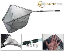 Complete Spinning Pike Fishing Kit With Seat Box & Rucksack & Large Landing Net