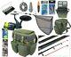 Complete Starter Beginner Sea Fishing Kit Set Rod Reel Seat Box & Rucksack Net