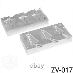DIY Sea Fishing CNC Pyramid Lead Mould Tail Leads Weights 2, 3, 4oz, 3 in 1 mold