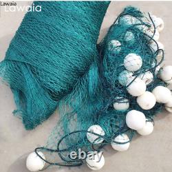 Green Multifilament Fishing Trawl Net Foam Dragnet Pull-net Railing Netting