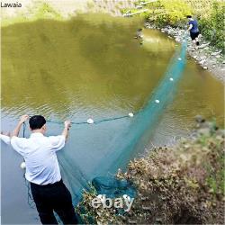 Green Multifilament Fishing Trawl Net Foam Dragnet Pull-net Railing Netting