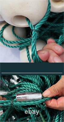 Green Multifilament Fishing Trawl Net Foam Dragnet Pull-net Railing Netting