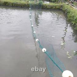 Green Multifilament Fishing Trawl Net Foam Dragnet Pull-net Railing Netting