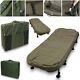 Lidsters Deluxe Carp Fishing 8 Leg Bedchair Sleep System All season + XL Bed Bag