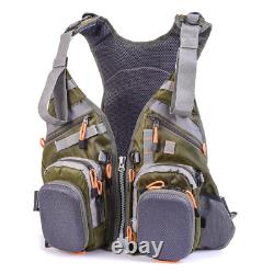 Mesh Fly Fishing Vest Backpack Multifunctional Fishing Vest Bag Outdoor Fishing