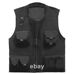 Mesh Fly Fishing Vest Backpack Multifunctional Fishing Vest Bag Outdoor Fishing