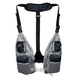 Mesh Fly Fishing Vest Backpack Multifunctional Fishing Vest Bag Outdoor Fishing