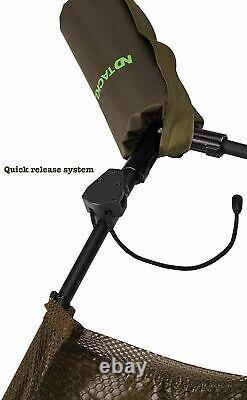 ND Tackle Quick Release Landing Net 42 Net Float Stink Bag carbon Handle Carp