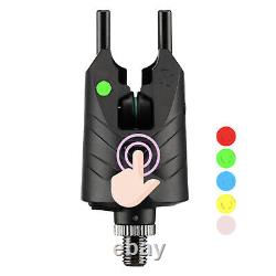 ND Tackle S9 Wireless Bite Alarm Set 2/3/4 Rod Box USB Multicolor LED Receiver