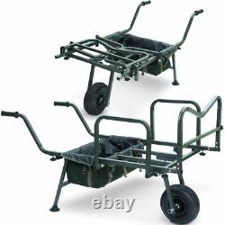 New Carp Fishing Barrow With Storage Fishing Bag Dynamic NGT Barrow Trolley