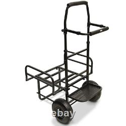 New NGT Dynamic Folding Compact Carp Coarse Fishing Trolley Barrow Twin Wheel