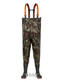 Ollyskins 2755 XT700 CAMO PVC Carp Angling Chest Wader