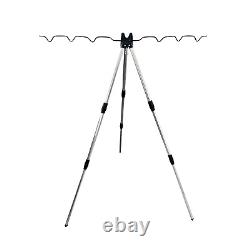 Portable Folding Fishing Rods Tripod Stand Rest Tackle for Outdoor Sea Beach UK