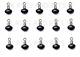 Pulley Beads Zip Sliders for Sea & Carp Fishing Zig Rigs Pulley Rigs Size 2