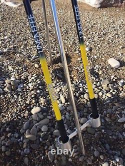 Quality Sea Fishing Set 2 X 12ft Beachcaster Rods + 2 X Sk7 Sea Reels + Tripod