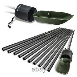 Saber 18m Baiting Pole with Spoon Float Carp Fishing Bait Presentation System