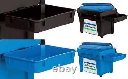 Shakespeare NEW Seatbox LOADED- Box/Cushion/Padded Strap/Tacklebox/2 Side Trays