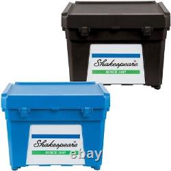 Shakespeare NEW Seatbox LOADED- Box/Cushion/Padded Strap/Tacklebox/2 Side Trays