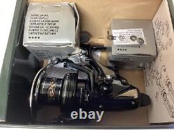 Shimano Medium BAITRUNNER Ci4 XTR-A Reel With 2 Spare Spools Superb Condition