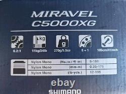 Shimano Miravel C5000xg Single Handle. Boxed With Paperwork, Very Good Condition