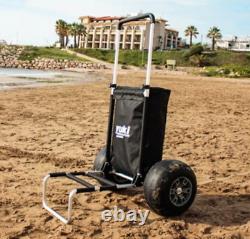 Yuki All In Beach Fishing Trolley To Carry Boxes, Buckets Etc To Your Mark